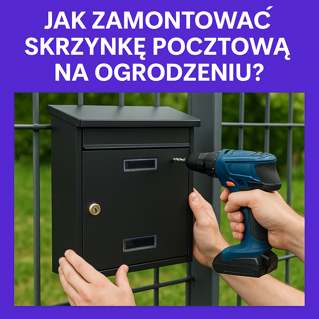 Jak zamontować skrzynkę pocztową na metalowym ogrodzeniu – instrukcja montażu